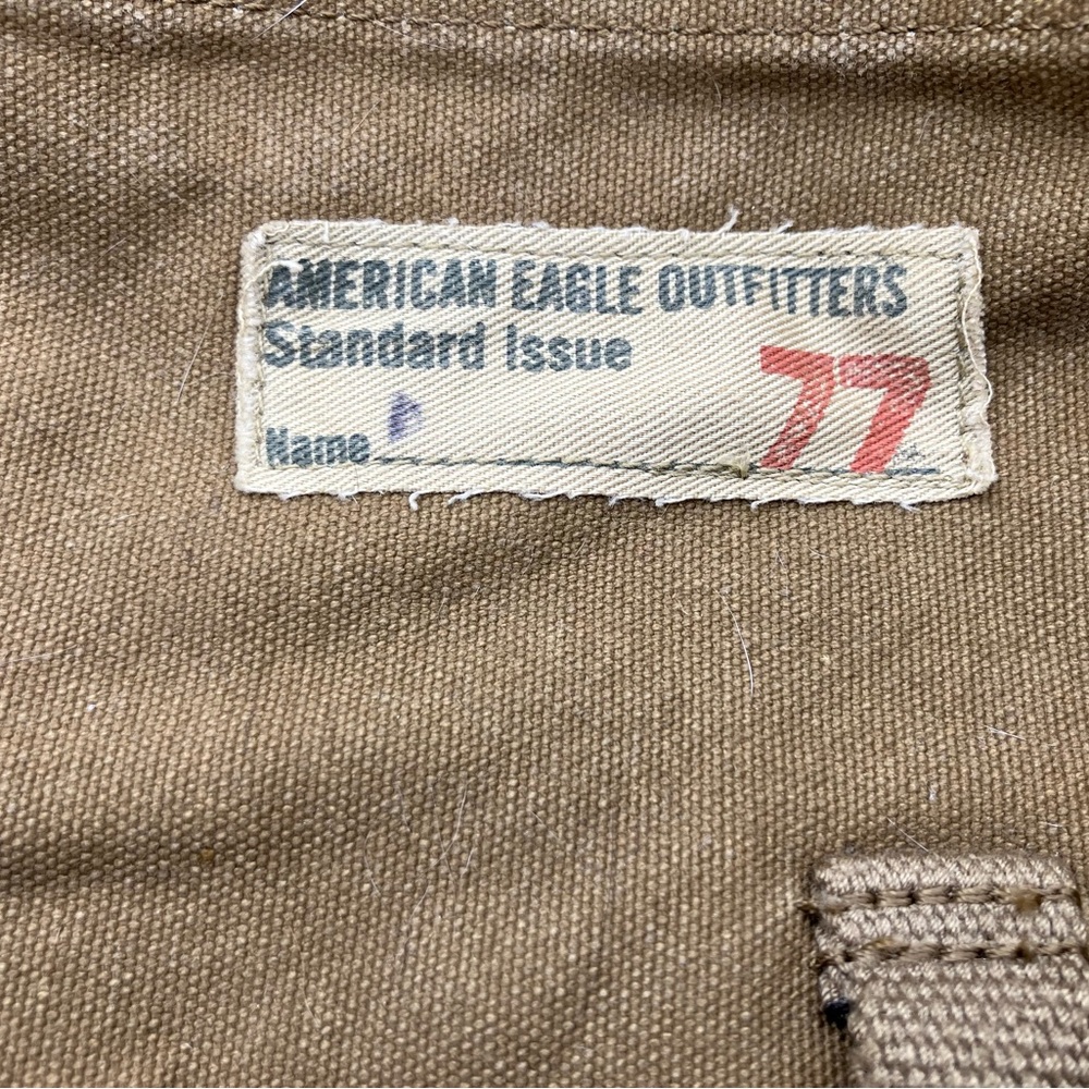 American Eagle Outfitters Tan Canvas Bag